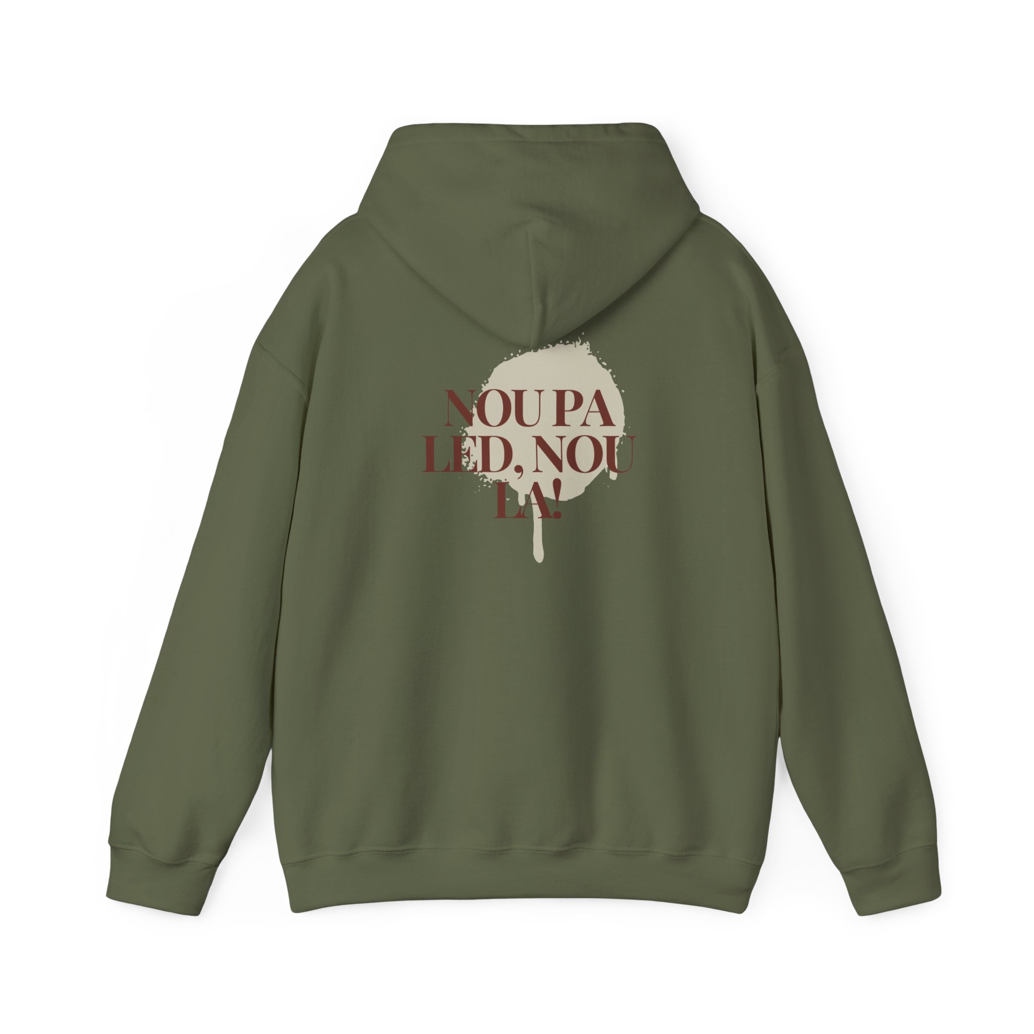 Nou pa led, nou la! - Heavy Blendâ„¢ Hooded Sweatshirt - Image 18